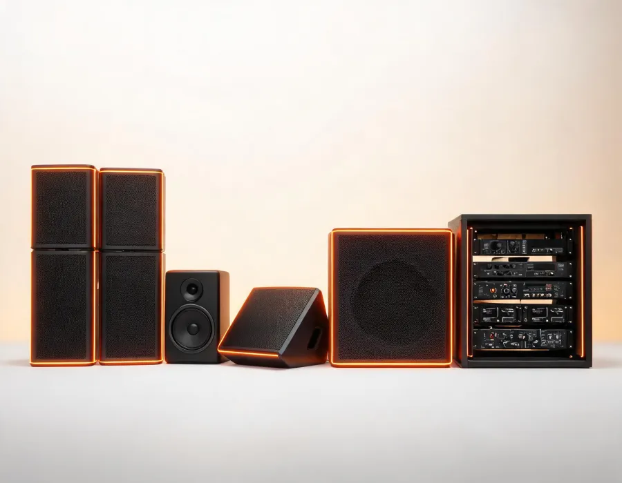 JBL Professional line array and subwoofer product family